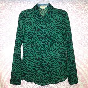 MICHAEL KORS long sleeve button down thin shirt